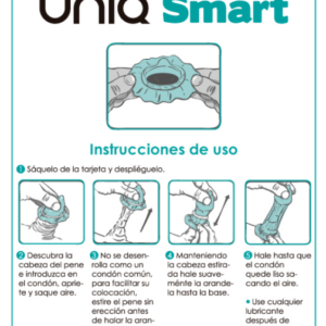 UNIQ - SMART LATEX FREE PRE-ERECTION CONDOMS 3 UNITS - Image 2