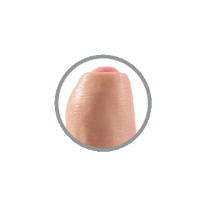 KING COCK - DILDO REALÍSTICO CARNE SEM CORTES 23 CM - Image 2