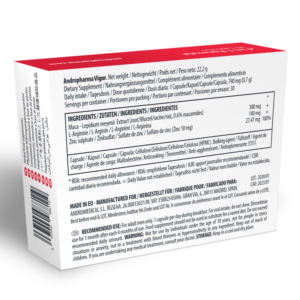 ANDROPHARMA VIGOR - SUPLEMENTO DE AUMENTO DA LIBIDO - Image 2